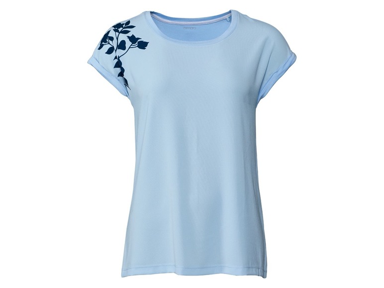 Gehe zu Vollbildansicht: ESMARA® Blusenshirt Damen, mit Ärmeln in Krempeloptik, aus Viskose-Qualität - Bild 9