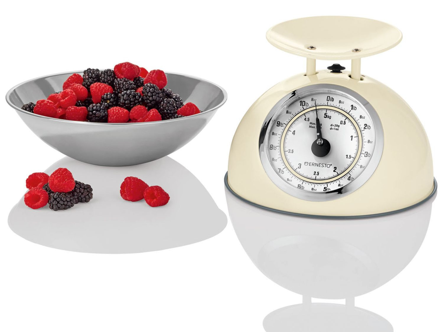 ERNESTO® Küchenwaage , 5 kg Belastbarkeit, mit abnehmbarer Waagschale