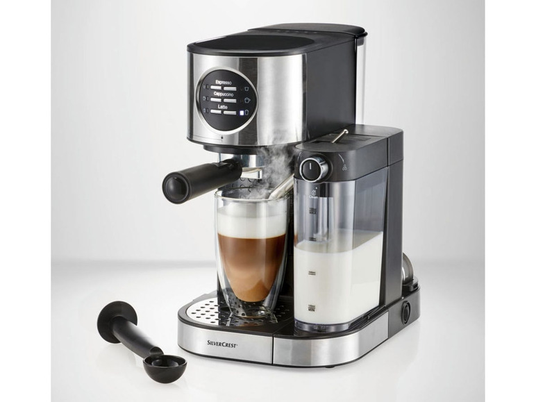 Gehe zu Vollbildansicht: SILVERCREST® Espressomaschine, mit Milchaufschäumer - Bild 8