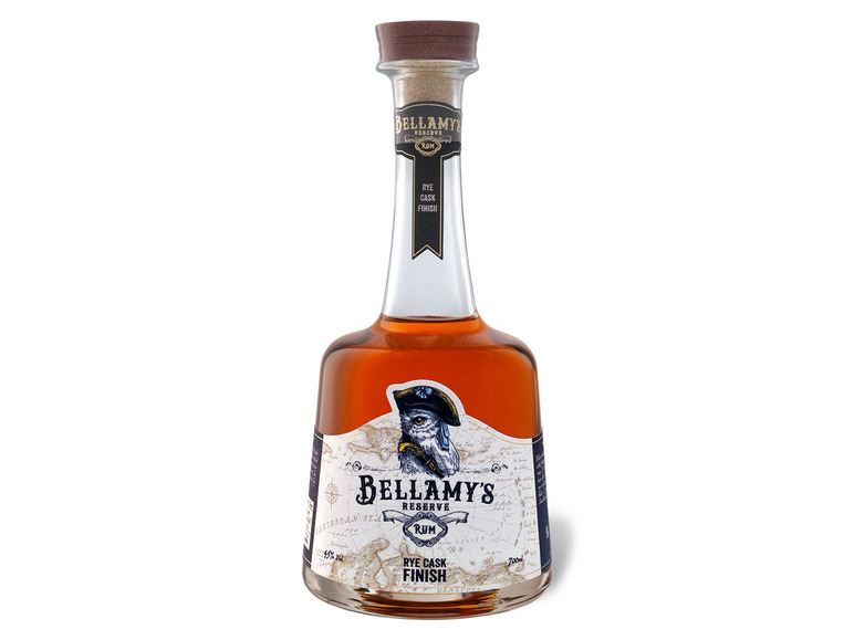 Gehe zu Vollbildansicht: Bellamy's Reserve Rum Rye Cask Finish 45% Vol - Bild 1
