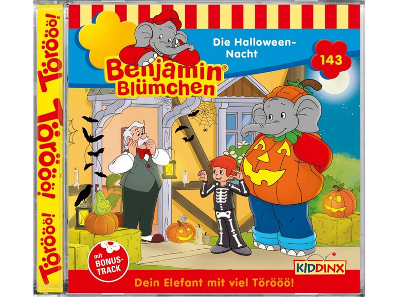 Gehe zu Vollbildansicht: Kiddinx Media GmbH Benjamin Blümchen Folge 143: Die Halloween-Nacht - Bild 1
