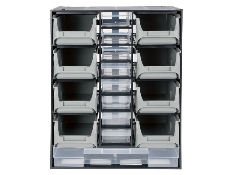 PARKSIDE® Kleinteilemagazin, mit Ausziehfächern, Gehäuse aus Polystyrol