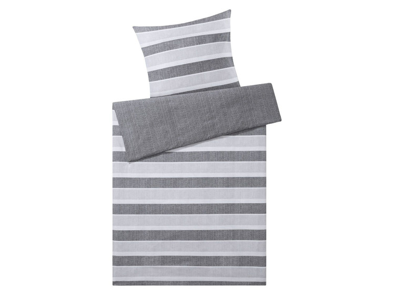 Gehe zu Vollbildansicht: MERADISO® Renforcé Bettwäsche, 135 x 200 cm, mit Reißverschluss, aus reiner Baumwolle - Bild 10