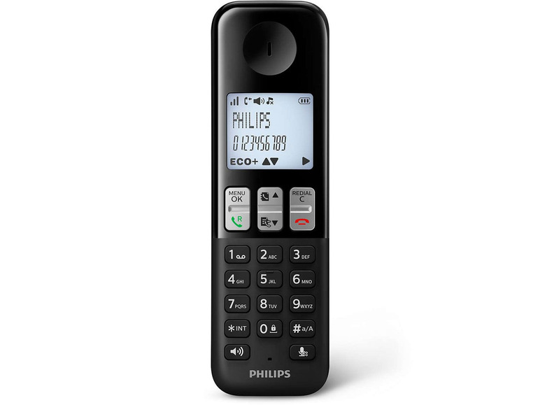 Gehe zu Vollbildansicht: PHILIPS D2552B Schnurlostelefon mit Anrufbeantworter - Bild 3