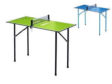 JOOLA Mini-Tischtennisplatte, Indoor, Holzfaserplatte, Metalluntergestell