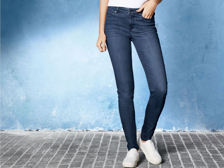 Gehe zu Vollbildansicht: ESMARA® Jeans Damen, Super Skinny Fit, 5 Pocket-Style, mit Reißverschluss, mit Baumwolle - Bild 3