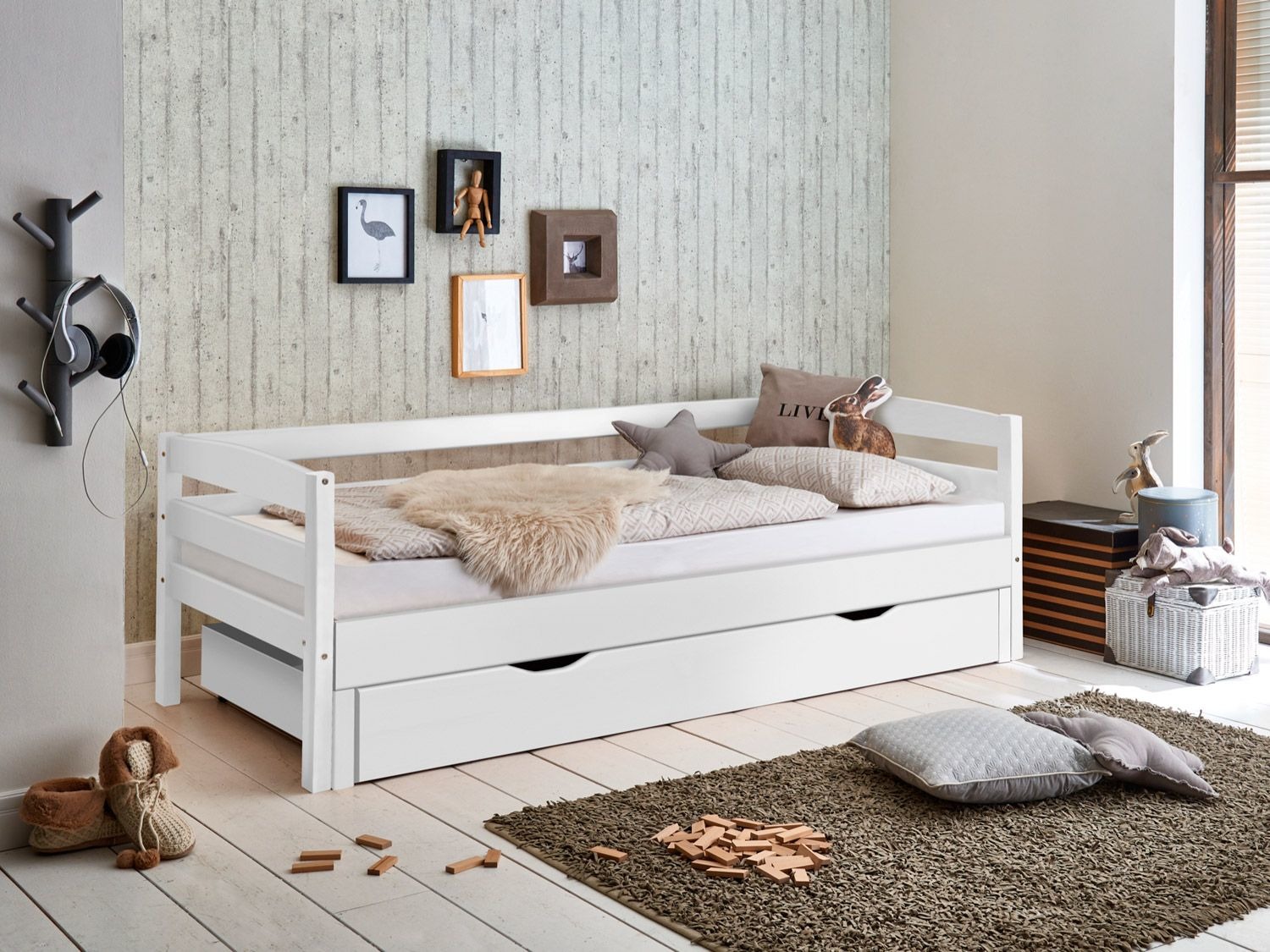 Relita Funktionsbett »EMILIA«, mit Doppelbett-Funktion, inklusive