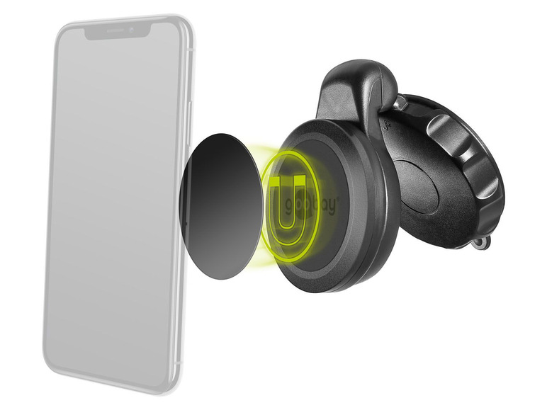 Gehe zu Vollbildansicht: Goobay KfZ-Magnethalterung für Smartphones, schwarz - Bild 6