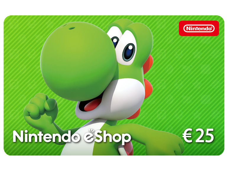 Gehe zu Vollbildansicht: Nintendo eShop Card: 25€ - Bild 1