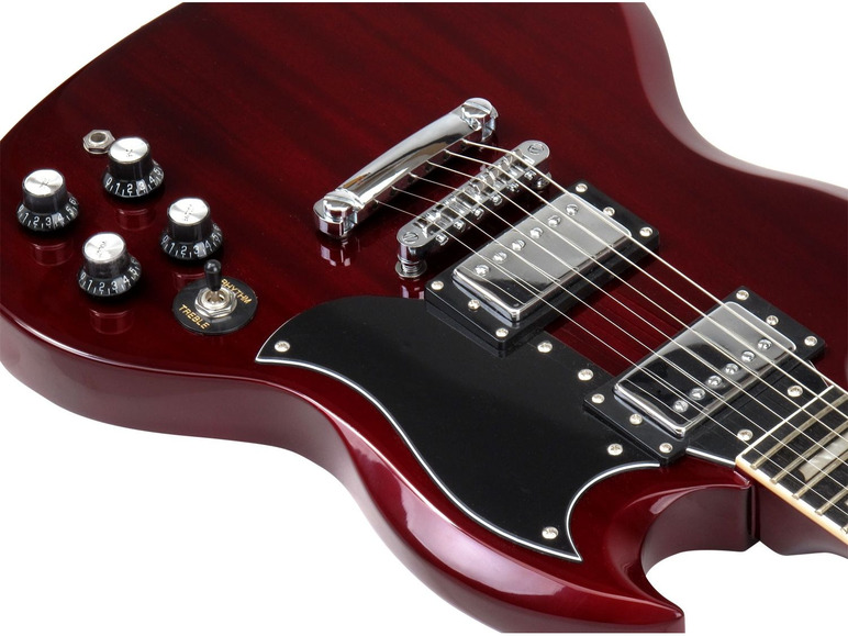 Gehe zu Vollbildansicht: Rocktile Pro SG-R E-Gitarre, Heritage Cherry - Bild 5