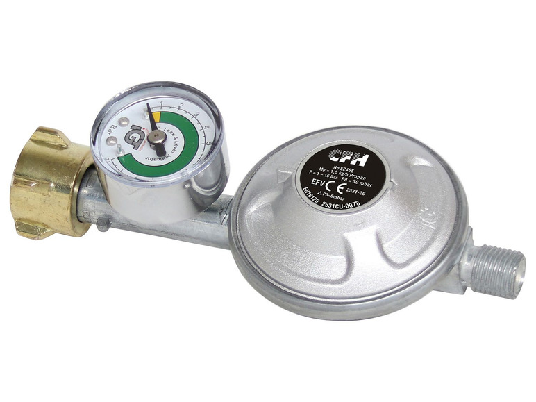 Gehe zu Vollbildansicht: CFH Gasdruckregler, mit Manometer - Bild 1