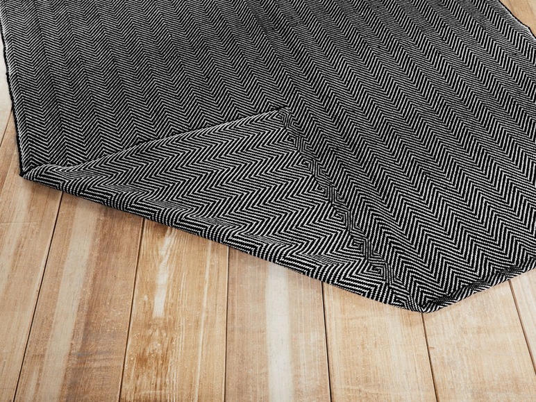 Gehe zu Vollbildansicht: MERADISO® Wendeteppich, 150 x 200 cm, aus reiner Baumwolle - Bild 6