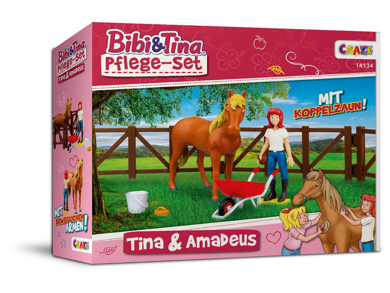 Gehe zu Vollbildansicht: CRAZE Bibi & Tina »Pflege-Set Tina & Amadeus«, mit 2 Spielfiguren, ab 3 Jahren - Bild 3