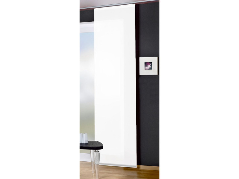 Gehe zu Vollbildansicht: Home Wohnideen Schiebevorhang Rom Uni 245 x 60 cm, blickdicht - Bild 3