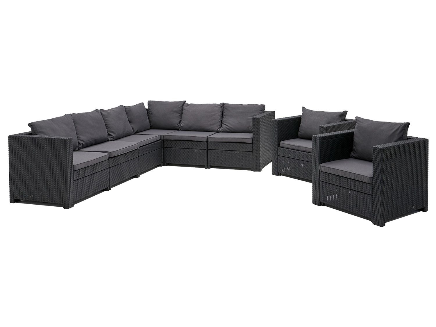 Keter Lounge Set Provence Premium anthrazit - Lidl.de