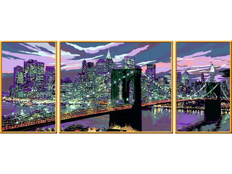 Gehe zu Vollbildansicht: Ravensburger Malen nach Zahlen Skyline von New York - Bild 2