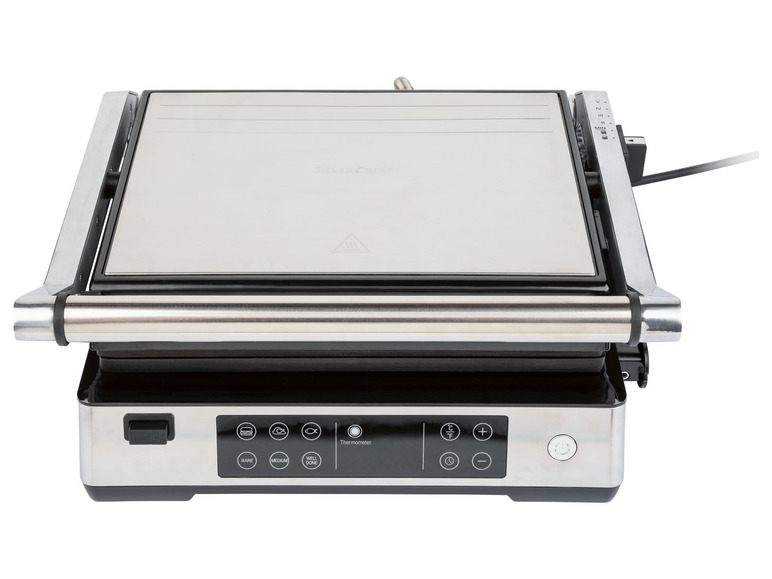 Go to full screen view: Silvercrest Kitchen Tools contact grill, with grill thermometer and cooking level control - Image 4