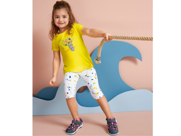 Gehe zu Vollbildansicht: LUPILU® Kleinkinder T-Shirts Mädchen, 3 Stück, mit Print - Bild 16