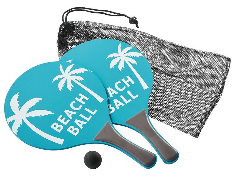 Gehe zu Vollbildansicht: CRIVIT® Beach Ball Set, mit 2 Schlägern und Gummiball - Bild 3