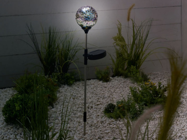 Gehe zu Vollbildansicht: MELINERA® LED-Gartenstecker, mit Solarmodul - Bild 7