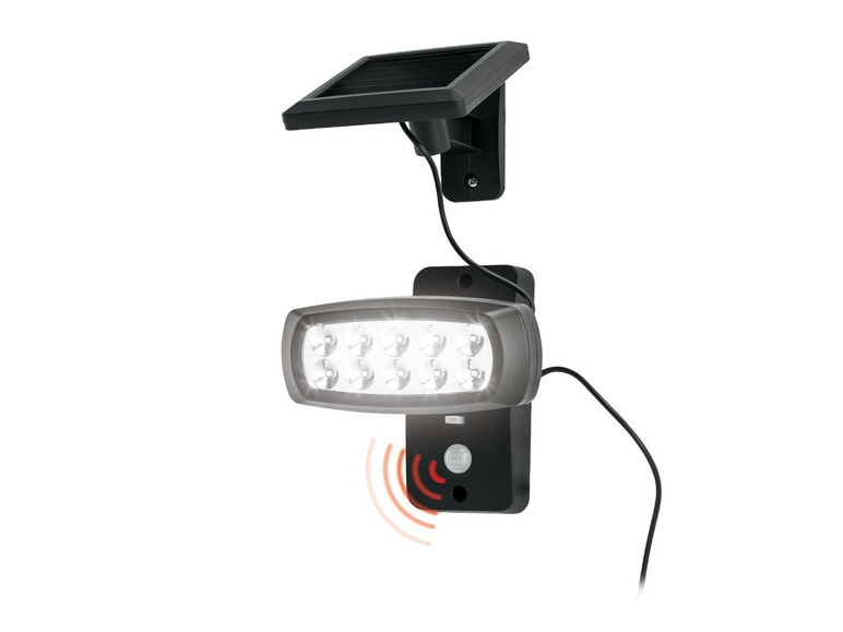 Gehe zu Vollbildansicht: LIVARNO LUX® LED Strahler, sensorgesteuert, mit Bewegungsmelder, separates Solar-Panel - Bild 1