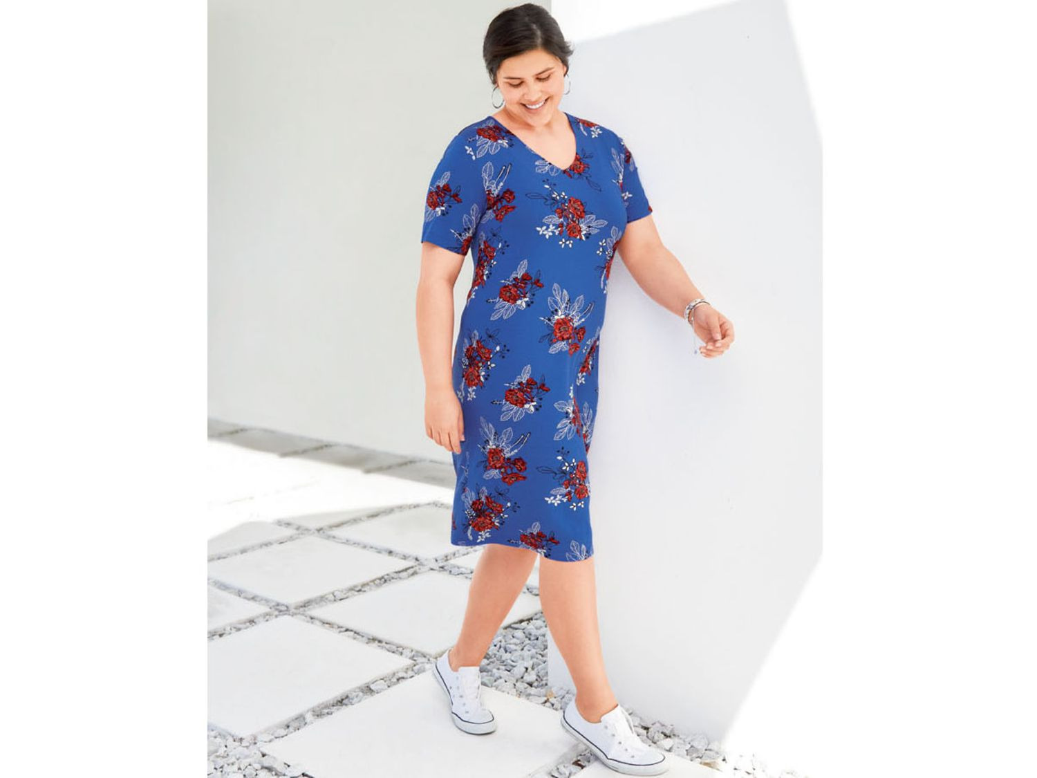 Esmara Kleid Damen Mit Baumwolle Lidl De 