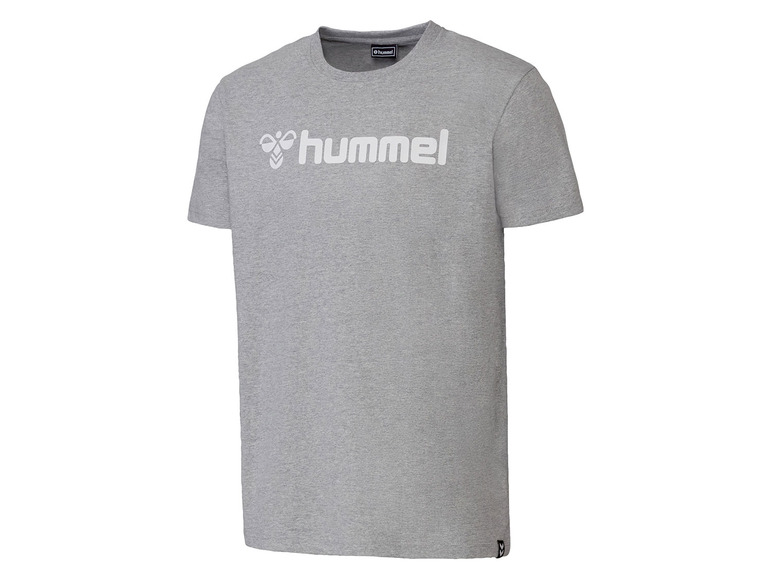 Gehe zu Vollbildansicht: Hummel Herren T-Shirt, mit gedrucktem Logo - Bild 1