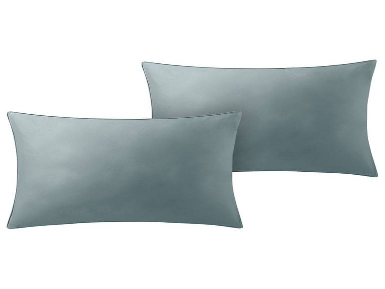 Gehe zu Vollbildansicht: MERADISO® Mako Satin Kissenbezug, 2 Stück, 40 x 80 cm - Bild 5