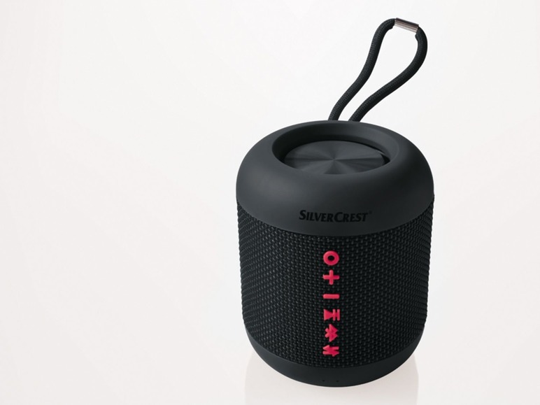 Gehe zu Vollbildansicht: SILVERCREST® Bluetooth Lautsprecher, mit Trageschlaufe, wasserfest, kabellos - Bild 5