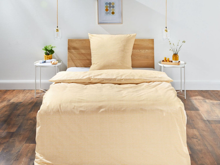 Gehe zu Vollbildansicht: MERADISO® Renforcé Bettwäsche, 135 x 200 cm, mit Reißverschluss, aus reiner Baumwolle - Bild 6