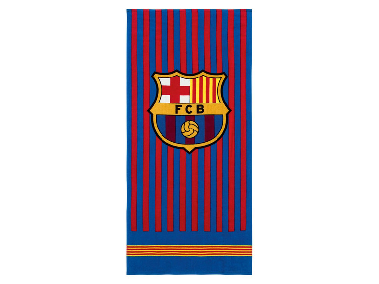 Gehe zu Vollbildansicht: Badetuch »FC Barcelona«, 70 x 140 cm - Bild 1