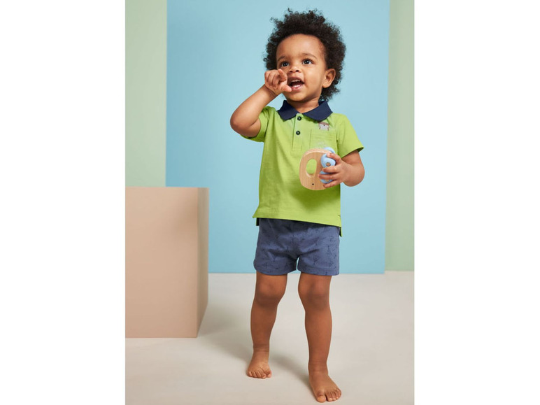 Gehe zu Vollbildansicht: LUPILU® Baby Shorts Jungen, mit Bio-Baumwolle - Bild 3