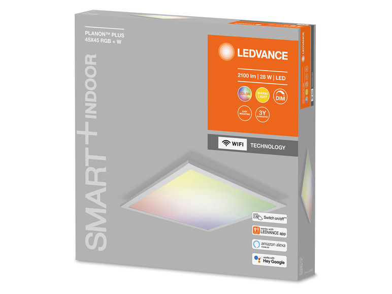 Gehe zu Vollbildansicht: Ledvance Smart RGB LED Panel, mit WiFi, 45 x 45 cm - Bild 4