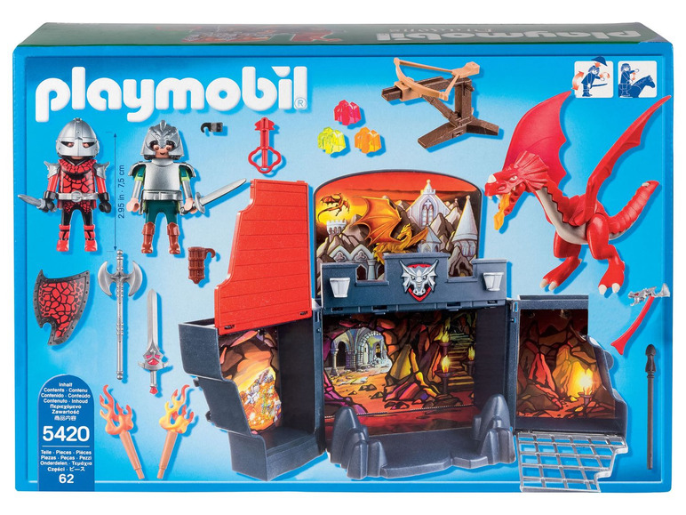 Gehe zu Vollbildansicht: Playmobil Aufklapp-Spielbox »Drachenverlies« - Bild 2