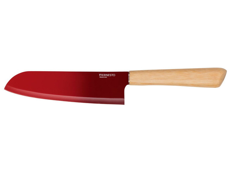 Gehe zu Vollbildansicht: ERNESTO® Messer mit Bambus-Griff - Bild 4