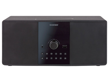 SILVERCREST® Micro- Stereoanlage mit CD Slot, Bluetoo th USB und DAB+