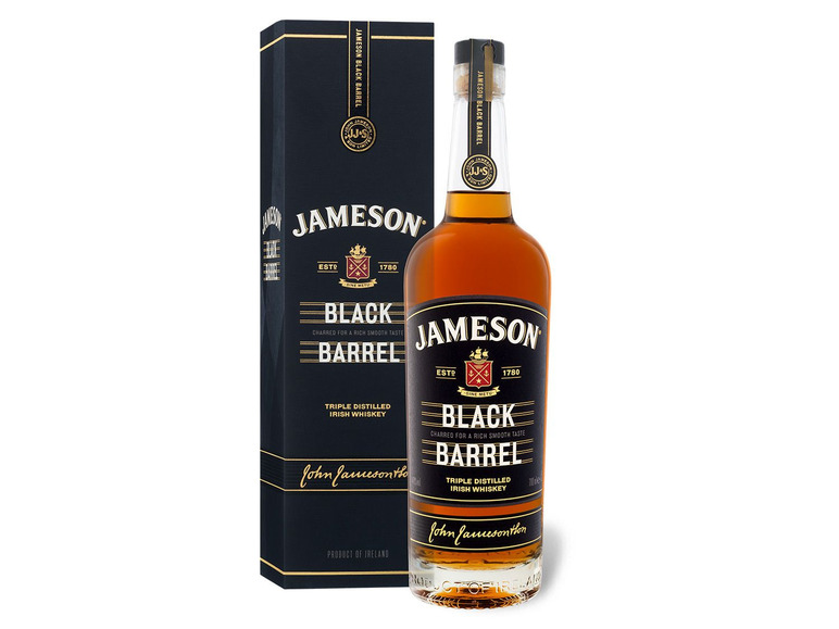 Gehe zu Vollbildansicht: Jameson Black Barrell Triple Distilled Irish Whiskey 40% Vol - Bild 1