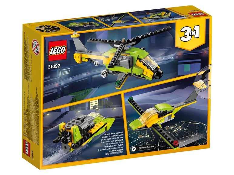 Gehe zu Vollbildansicht: LEGO® Creator 31092 Hubschrauber-Abenteuer - Bild 2