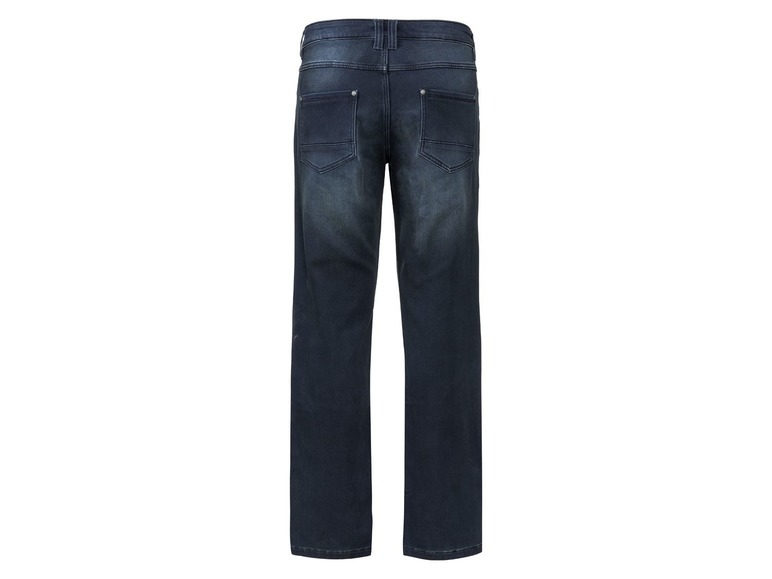 Gehe zu Vollbildansicht: LIVERGY® Sweat Denim Herren, in Jeans-Optik, 5-Pocket-Style. mit Baumwolle und Elasthan - Bild 8