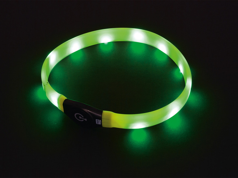 Gehe zu Vollbildansicht: Karlie Hundehalsband »Visio Light LED«, speziell für Langhaarhunde, Silikon - Bild 5