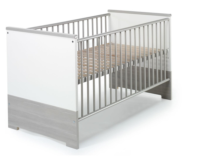 Gehe zu Vollbildansicht: Schardt Eco Silber Kombi-Kinderbett - Bild 1