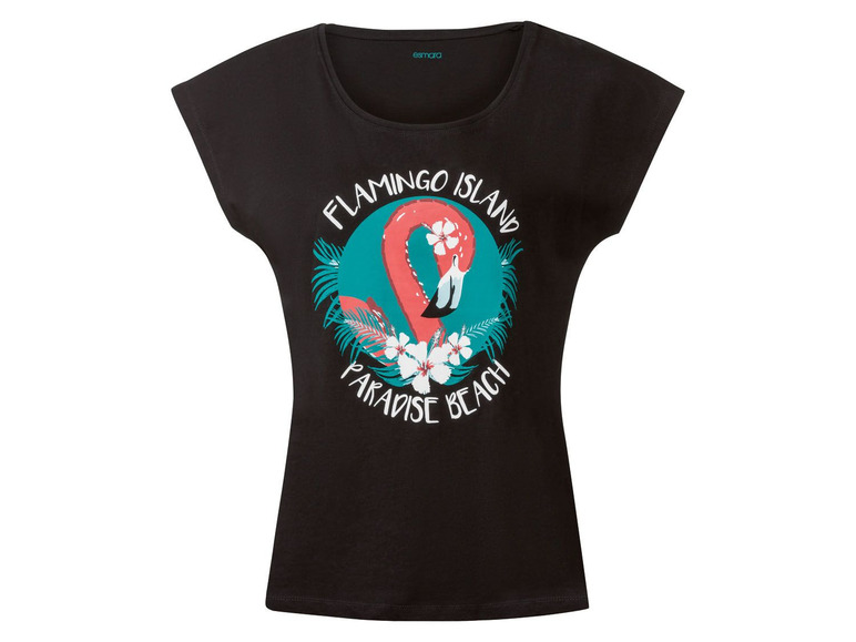 ESMARA® T-Shirt Damen, aus reiner Baumwolle