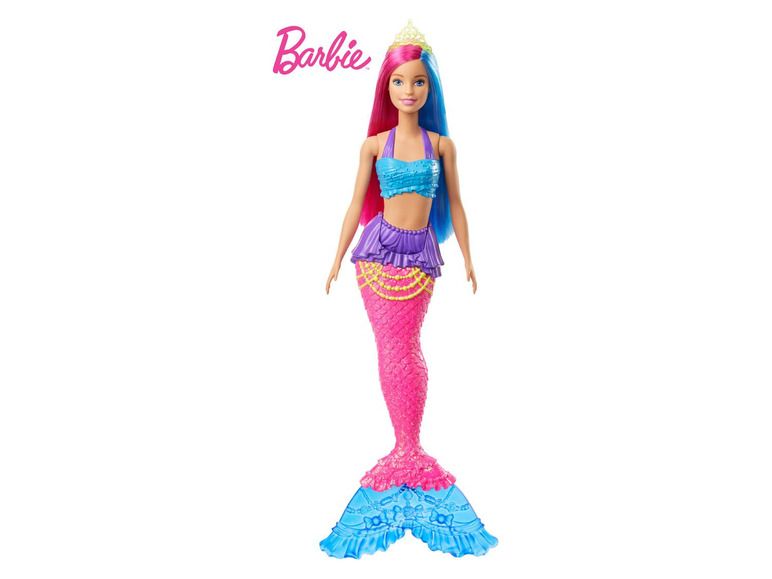 Gehe zu Vollbildansicht: Barbie Dreamtopia Meerjungfrau Puppe (pinkes und blaues Haar) - Bild 3