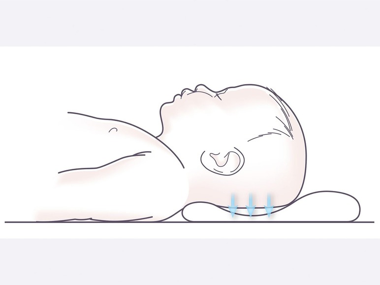 Gehe zu Vollbildansicht: Träumeland Baby Kopfkissen »Carefor«, Abhilfe von Kopfverformungen, luftdurchlässig - Bild 6