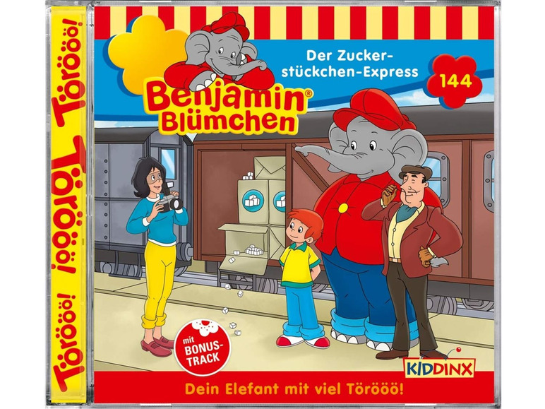 Gehe zu Vollbildansicht: Kiddinx Media GmbH Benjamin Blümchen Folge 144: Der Zuckerstückchen-Express - Bild 1