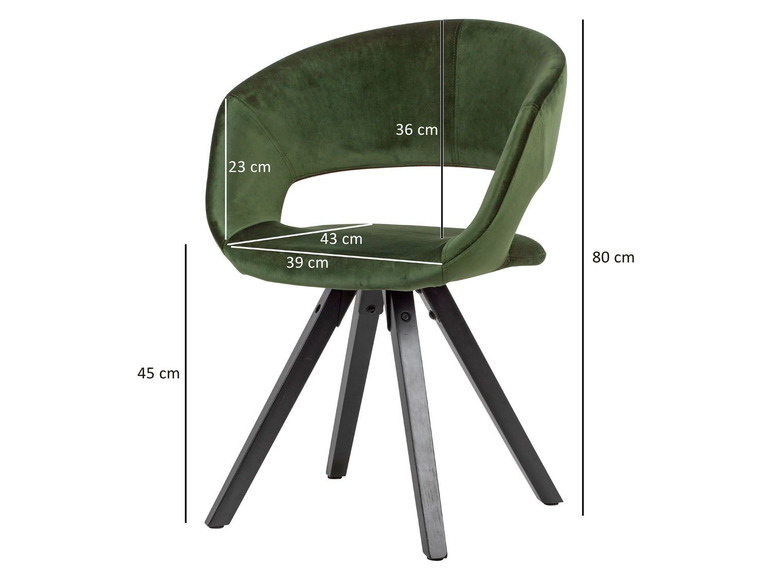 Wohnling Esszimmerstuhl Modern Skandi - Lidl.de