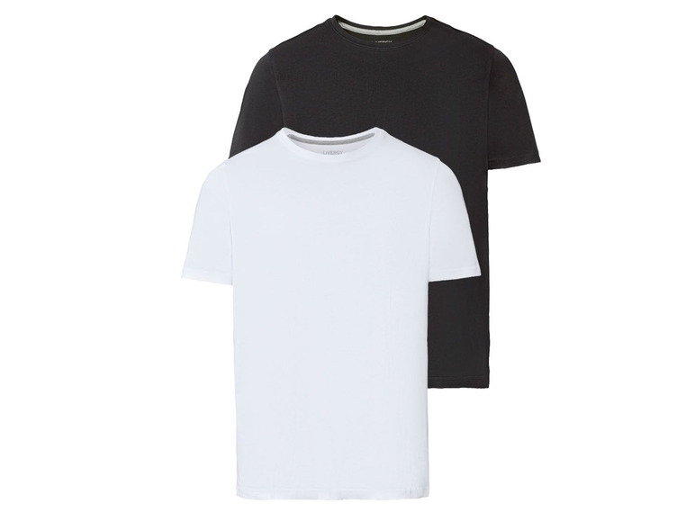 Gehe zu Vollbildansicht: LIVERGY® T-Shirts Herren, 2 Stück, mit Baumwolle - Bild 10