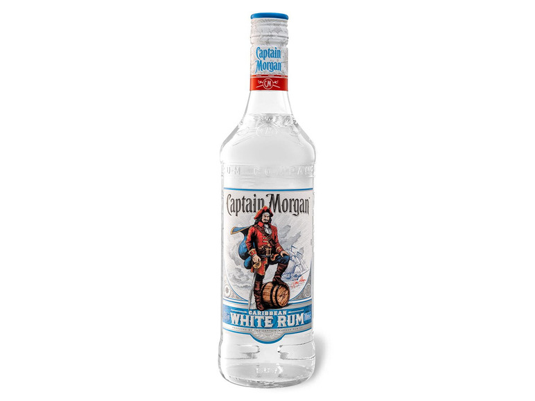 Gehe zu Vollbildansicht: Captain Morgan White Rum 37,5% Vol - Bild 1