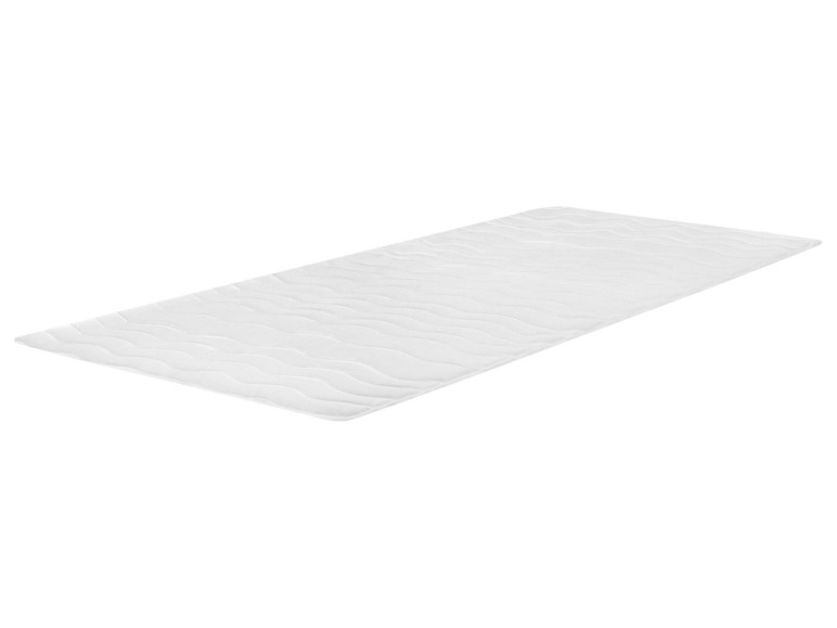 Gehe zu Vollbildansicht: MERADISO® Matratzenauflage, 140 x 200 cm, mit Eckgummis, Oberseite aus Jersey-Doppeltuch - Bild 1
