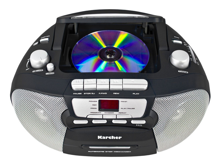 Gehe zu Vollbildansicht: Karcher RR 5040 Oberon tragbares Radio mit CD-Player - MW / UKW - Kassette - Bild 6
